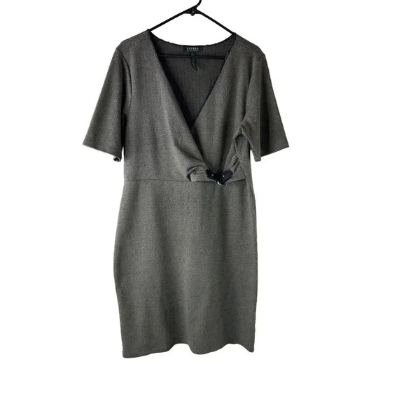 Ralph Lauren | Dresses | Lauren Ralph Lauren Herringbone Knit Faux Leather Trim Dress | Poshmark Ralph Lauren | Dresses | Lauren Ralph Lauren Herringbone Knit Faux Leather Trim Dress | Poshmark
